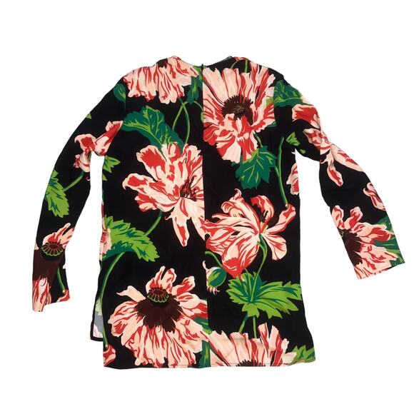 Stella McCartney Long Sleeve Tropical Print Ada Top- sz 38 8 M - Picture 6 of 13